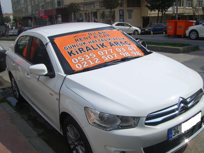 DİLAN RENT A CAR DAN KİRALIK CİTROEN C ELYSELER